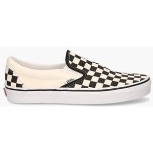 Checkerboard Classic Slip-On Off-White/Zwart Herensneakers