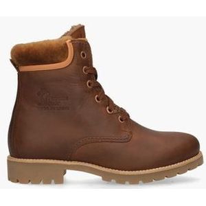 Bruine veterboots Met hakken kopen Lage prijs beslist