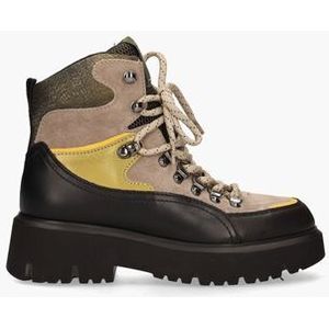 Ziva State Zwart/Multicolor Dames Veterboots