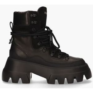 Flore Montagne Zwart Dames Veterboots