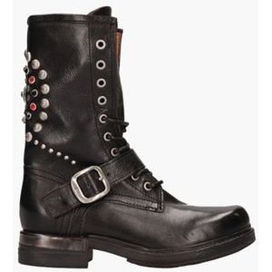 B80212 Zwart Dames Veterboots