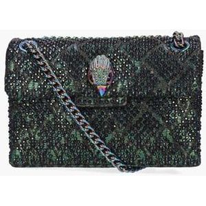 Mini Fabric Kensington Zwart/Groen Tas