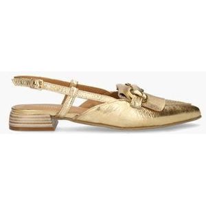 T98103401 Goud Dames Slingbackloafers