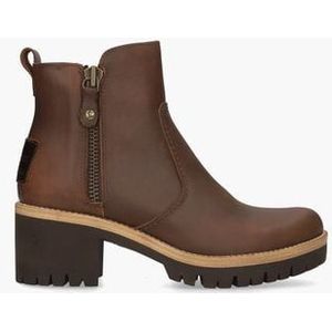 Pauline B10 Bruin Dames Enkelboots