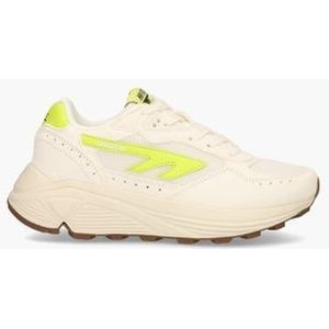 HTS Shadow RGS Off-White/Neongeel Damessneakers