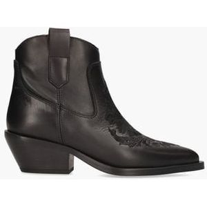 5252 Zwart Dames Enkelboots