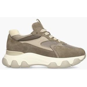 Hyperactive Groen/Beige Damessneakers