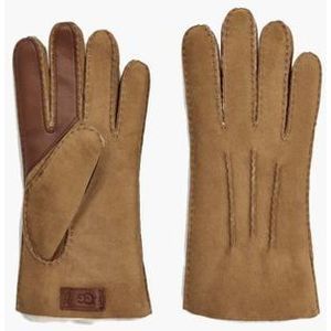 Contrast Sheepskin Tech Glove Cognac Herenhandschoenen