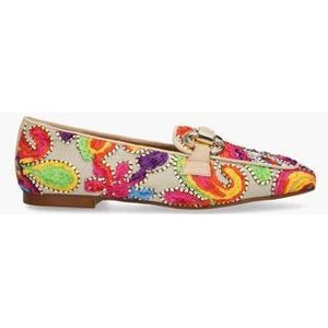 Talima Beige/Multicolor Damesloafers