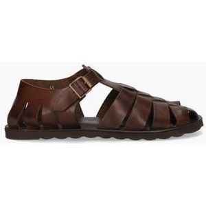 M7473 Donkerbruin Herensandalen