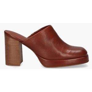 New-Melanie Cognac Damesslippers