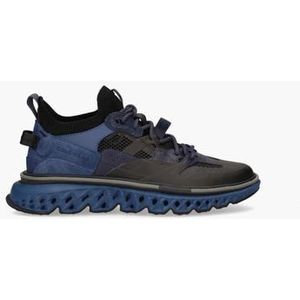 5.Zerogrand WRK Zwart/Blauw Herensneakers