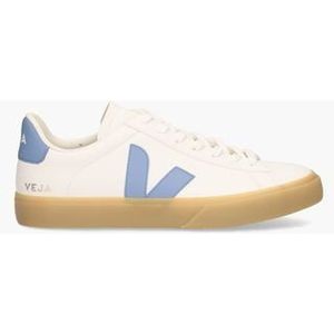 Campo Chromefree Leather Wit/Blauw Herensneakers