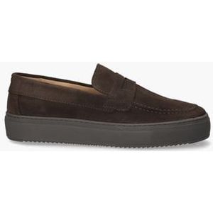 Christian Men 1-P Donkergrijs Herenloafers