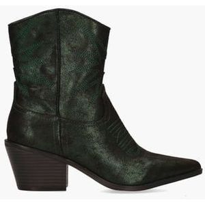 Vlinder Donkergroen Dames Enkelboots