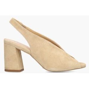 Rosette Beige Dames Slingbackpumps