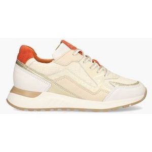 2507-13.01 Off-White/Wit Damessneakers