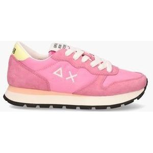 Ally Solid Nylon Roze Damessneakers