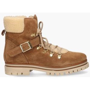 Nyla Bruin/Cognac Dames Veterboots