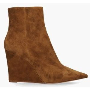 115T30BK Cognac Dames Enkelboots