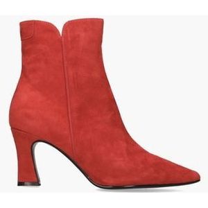 Sterre Donkerrood Dames Enkelboots