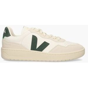 V-90 O.T. Leather Wit/Groen Damessneakers