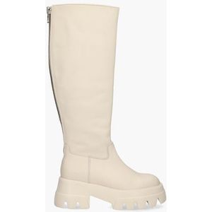 Flore Zip Off-White Damesboots