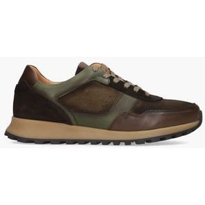 Uriel Bruin/Groen Herensneakers