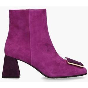 6537 Roze/Paars Dames Enkelboots