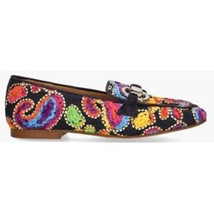 Talima Donkerblauw/Multicolor Damesloafers