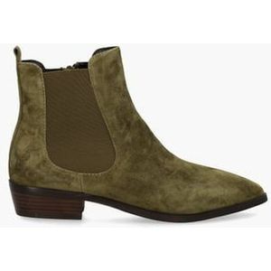 JY213-PR14 Groen Chelseaboots