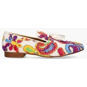 Talima 13577 Off-White/Multicolor Damesloafers