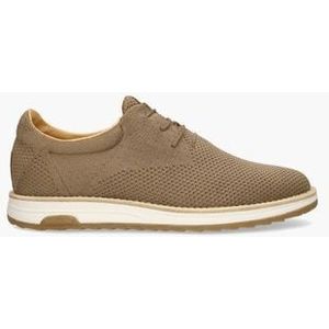 Nolan Knit Bruin Heren Veterschoenen