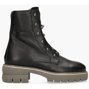 6381 Zwart Dames Enkelboots