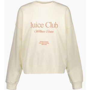 Juice Club Sweater Off-White Damessweater