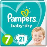 Pampers Baby Dry maat 7 -21 Luiers