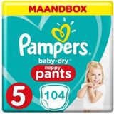 Pampers Baby Dry Pants Maat 5 - 104 Luierbroekjes