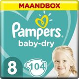 Pampers Baby Dry Maat 8 - 104 Luiers