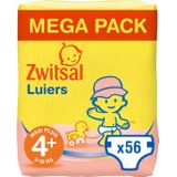 Zwitsal Luier Maxi Plus Maat 4+ - 56 Luiers