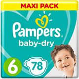 Pampers Baby Dry Maat 6 - 78 Luiers