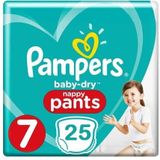 Pampers Baby Dry Pants Maat 7 - 25 Luierbroekjes