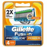Gillette Fusion Pro Glide Power Scheermesjes 4 stuks