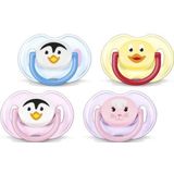 Philips Avent Fopspeen Dierenprint 0-6 Maanden - 2 Stuks