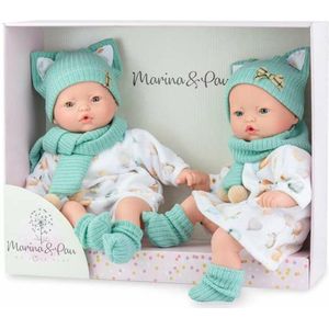 Baby-Puppe Marina & Pau
