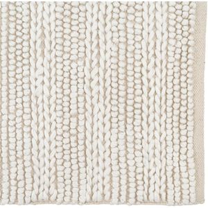 Teppich Creme 80 x 150 cm