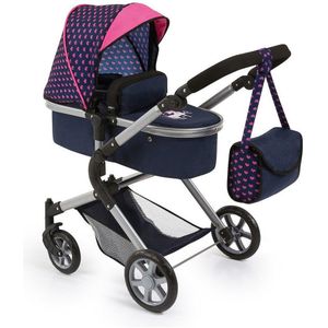 Puppenwägelchen Reig Combi Neo Pro Marineblau 63 cm