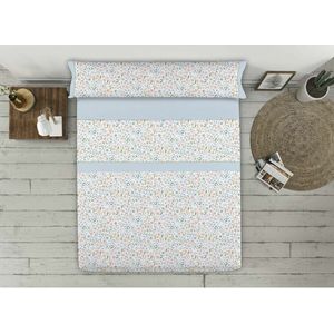 Bettwäsche-Set Tejidos Reina Blau Doppelmatratze
