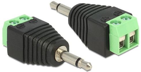 Delock Klinke 3,5mm m. > Terminalblock 2Pin