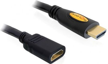 Delock HDMI mit Ethernet HDMI A m. > HDMI A w. 5m