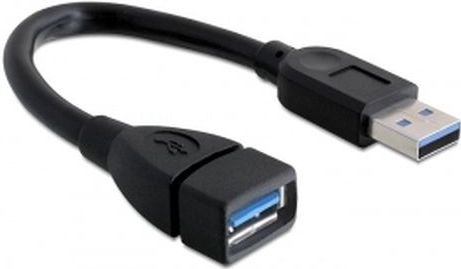 Delock USB 3.0 Typ-A m. > USB 3.0 Typ-A w. 15cm